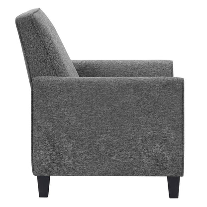 Ducee Transitional Fabric Push Back Chair