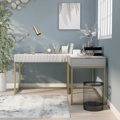 Giffore Wood 2-Piece Writing Desk Set