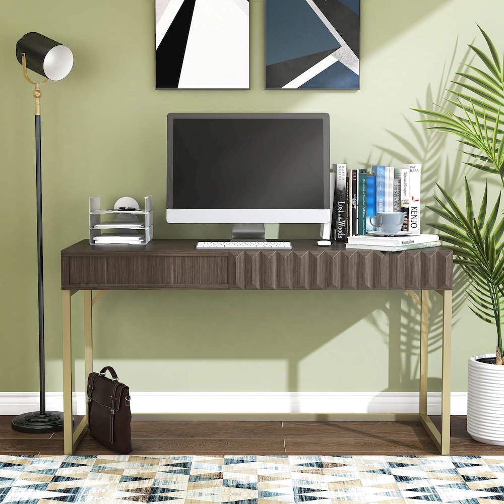 Giffore Contemporary Wood Lift-top Writing Desk