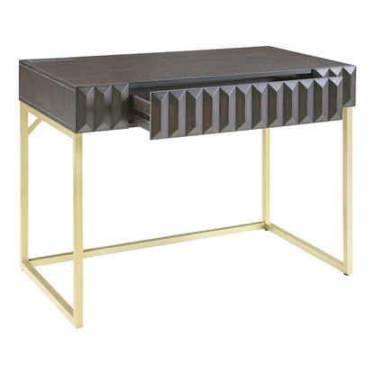 Giffore Wood Writing Desk with USB Port
