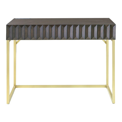 Giffore Wood Writing Desk with USB Port