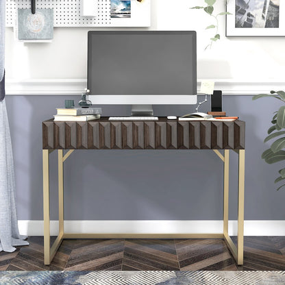 Giffore Wood Writing Desk with USB Port