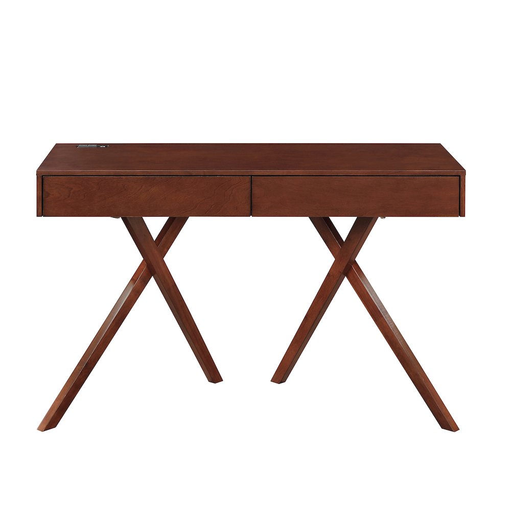 Alto Wood Writing Desk with USB
