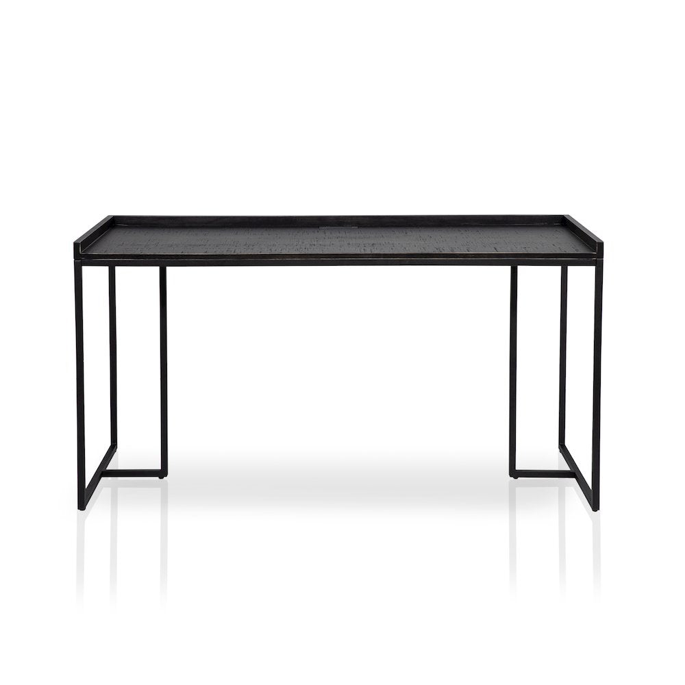 Timor Modern Wood Computer Desk with USB