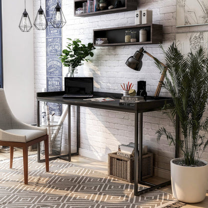 Timor Modern Wood Computer Desk with USB