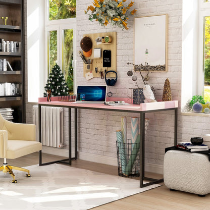 Timor Modern Wood Computer Desk with USB