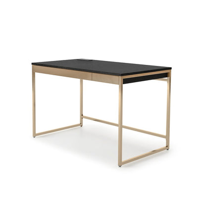 Abair Metal Writing Desk with USB Port