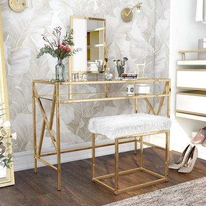 Ian Metal 3-Piece Bedroom Vanity Set