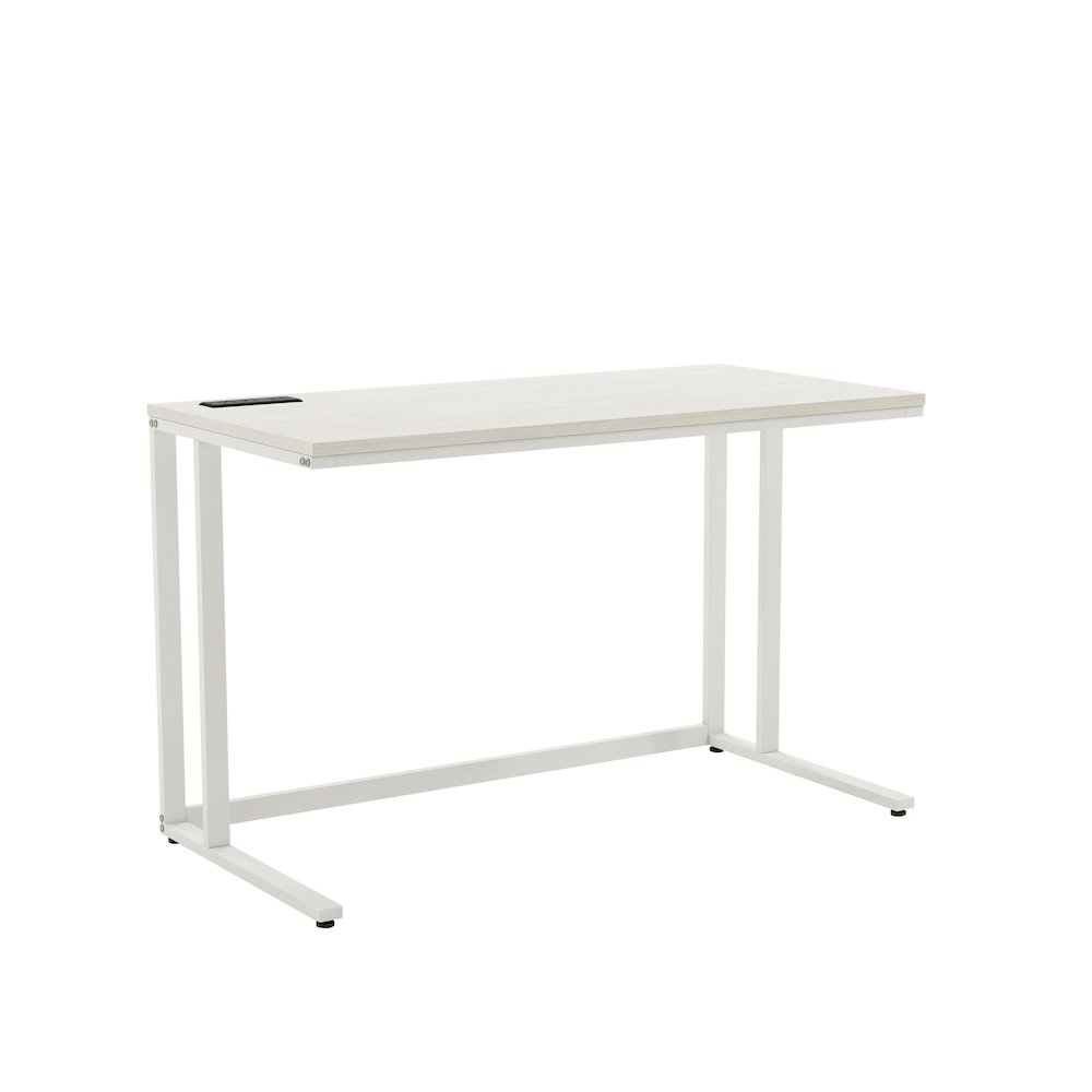 Nillaine Wood Writing Desk with USB