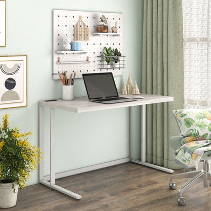Nillaine Wood Writing Desk with USB