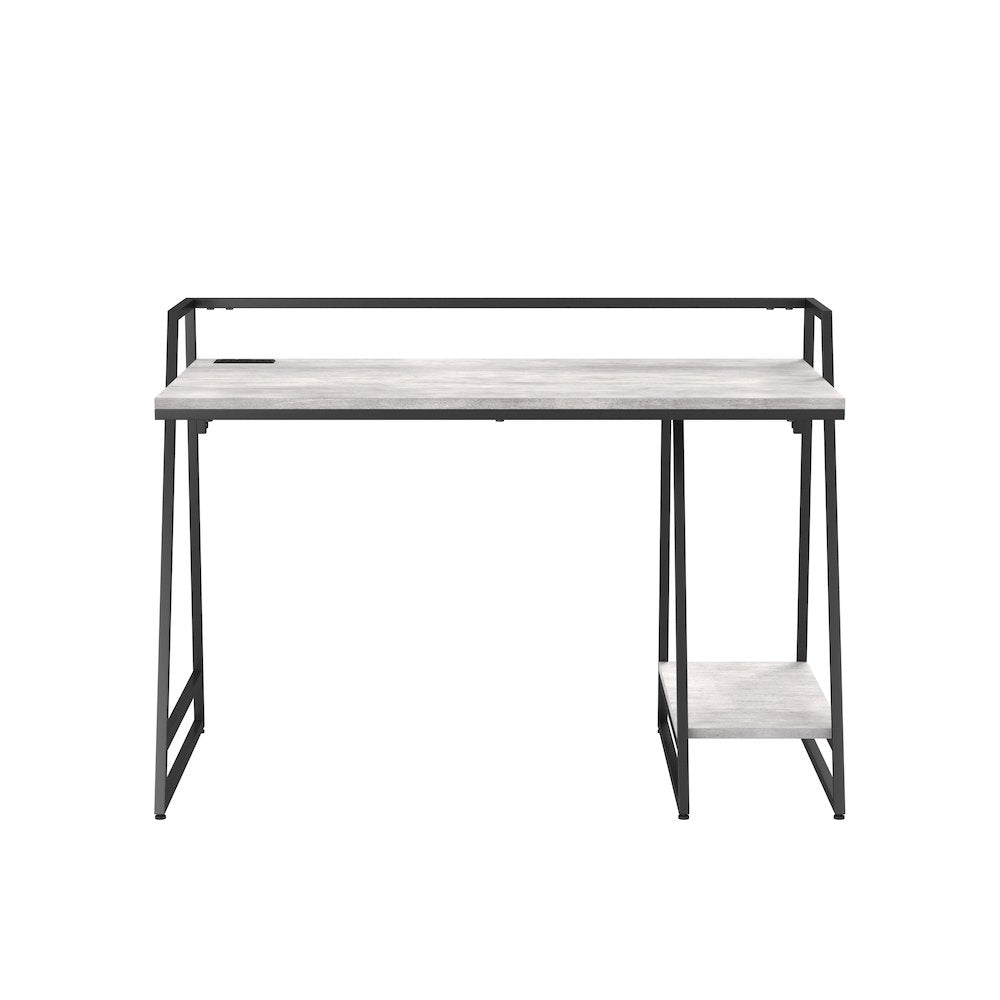 Sanue Metal Writing Desk with USB