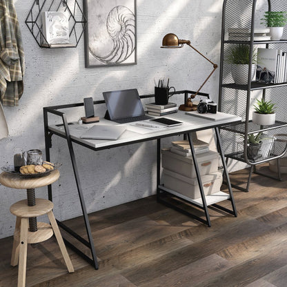 Sanue Metal Writing Desk with USB
