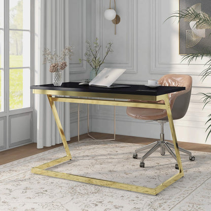 Cornica Metal Writing Desk with USB