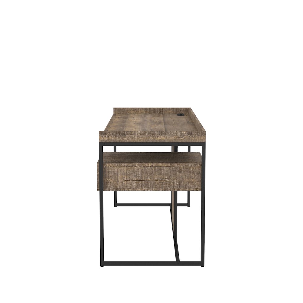 Trela Wood Writing Desk with USB Plug