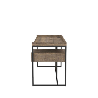Trela Wood Writing Desk with USB Plug
