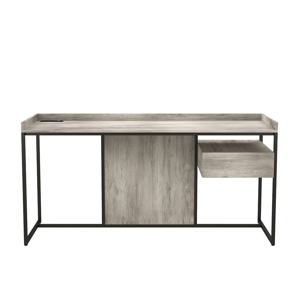 Trela Wood Writing Desk with USB Plug
