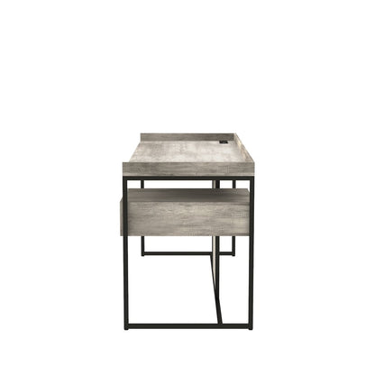 Trela Wood Writing Desk with USB Plug