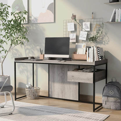 Trela Wood Writing Desk with USB Plug