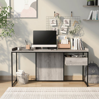 Trela Wood Writing Desk with USB Plug