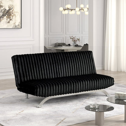 Sturon Upholstered Fabric Futon Sofa Bed