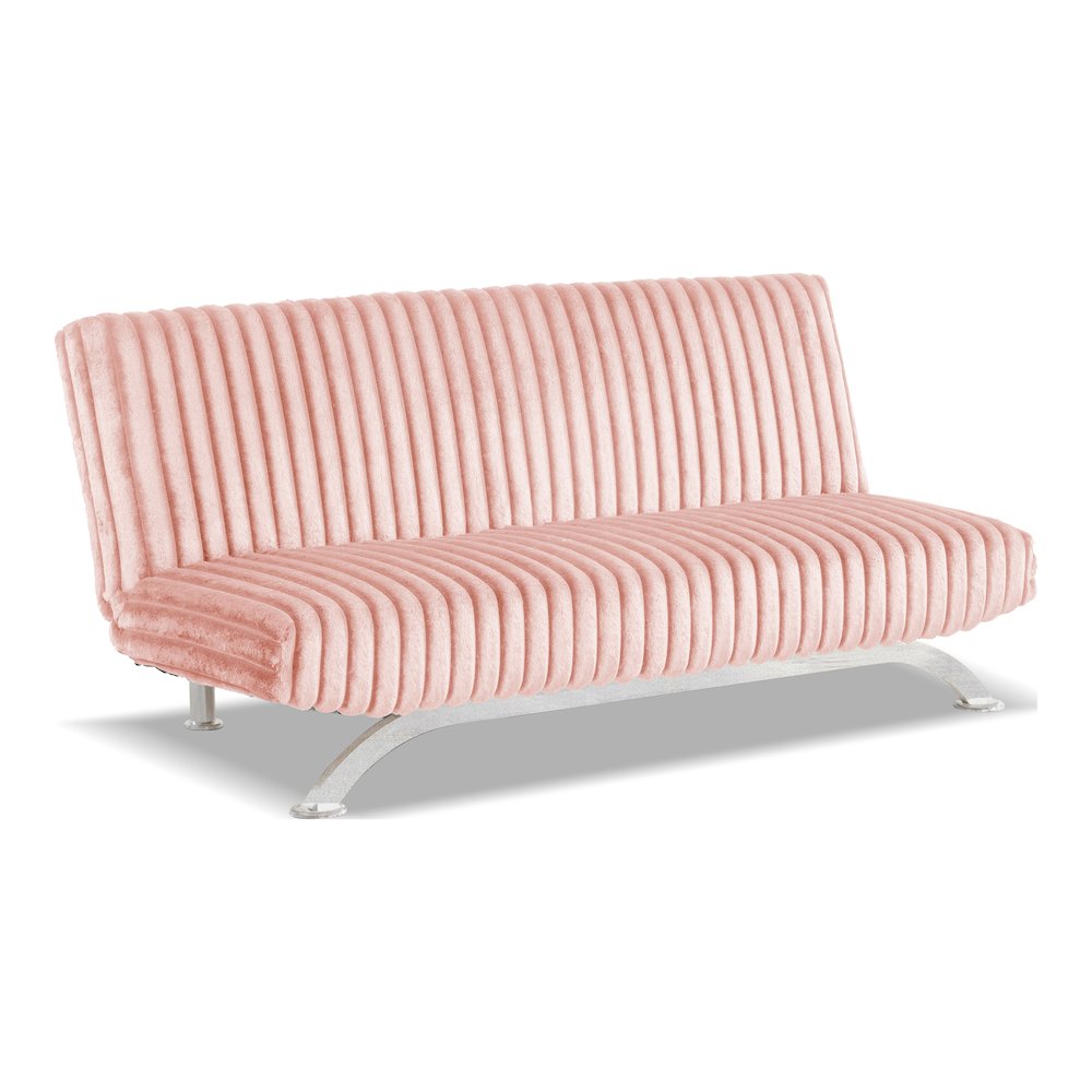 Sturon Upholstered Fabric Futon Sofa Bed