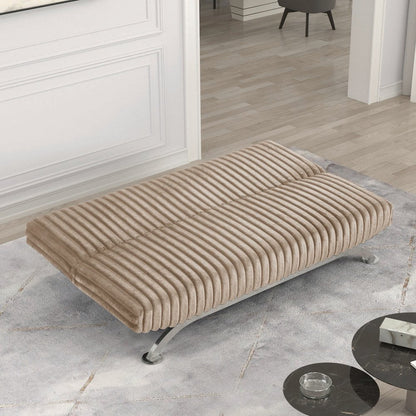 Sturon Upholstered Fabric Futon Sofa Bed