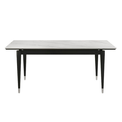 Miranda Sintered Stone Top and Wood Dining Table