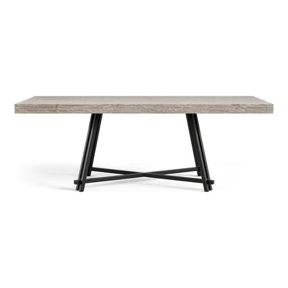 Oldbury Black Solid Wood Dining Table
