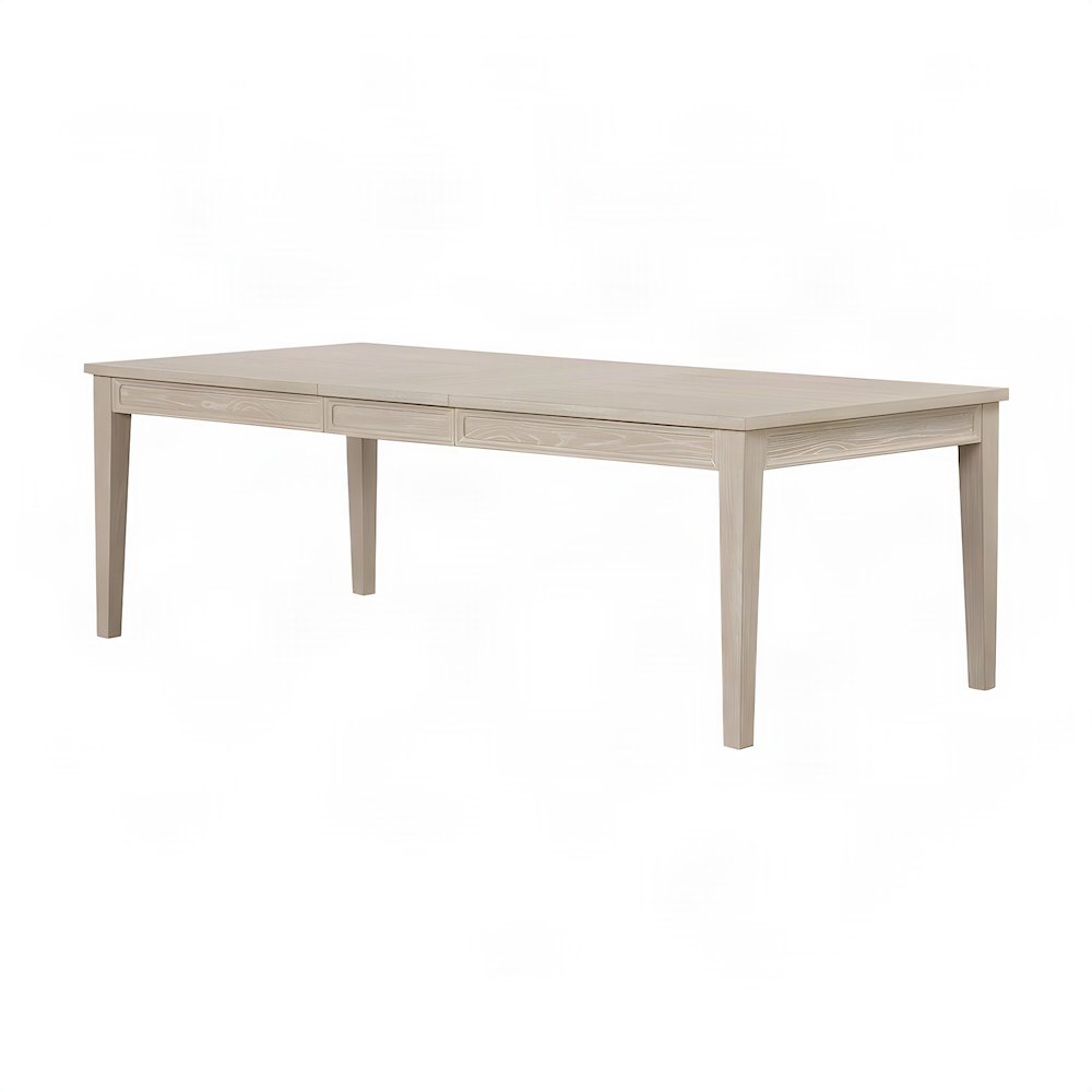 Starlight Canyon Home Extendable Dining Table with Center Leaf, Brown