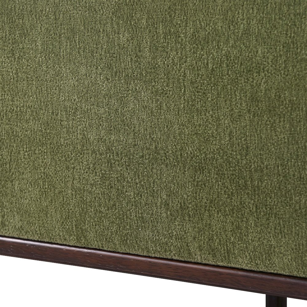 Starlight Canyon Home Sofa with Chenille-Upholstered Bench Seat, Green