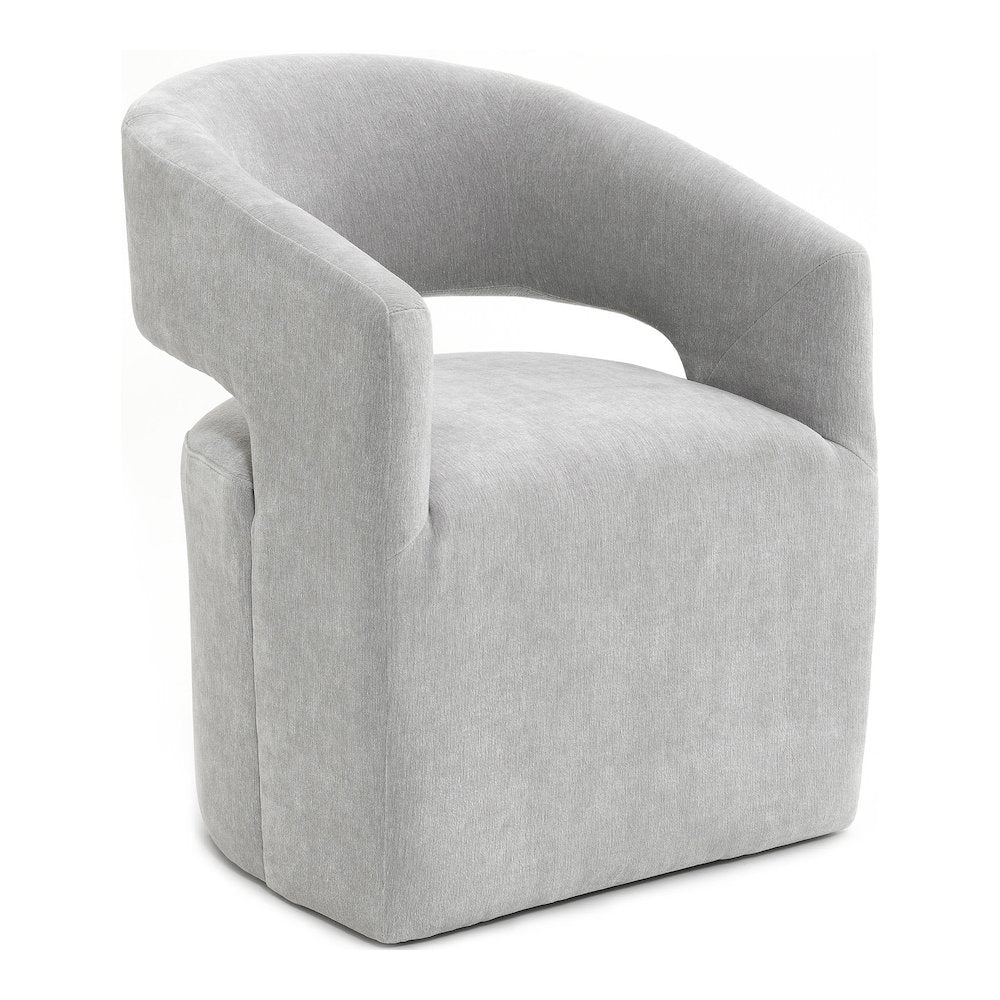 Arize Modern Fabric Barel Back Accent Chair