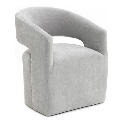 Arize Modern Fabric Barel Back Accent Chair