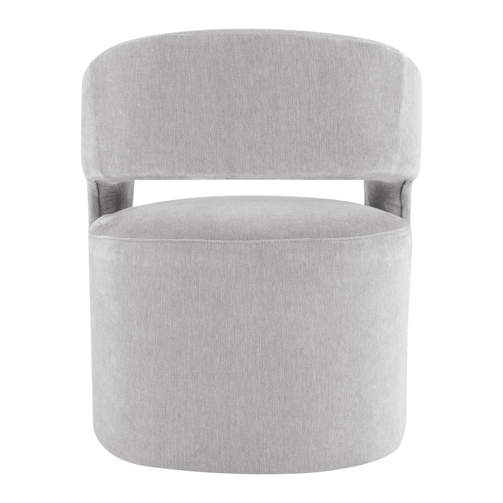 Arize Modern Fabric Barel Back Accent Chair