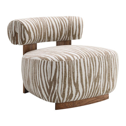 Zenya Modern Chenille Accent Chair