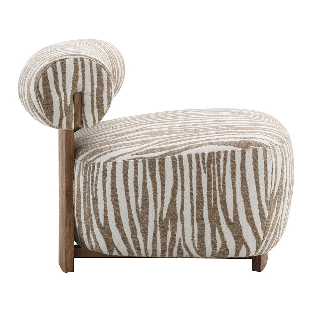 Zenya Modern Chenille Accent Chair