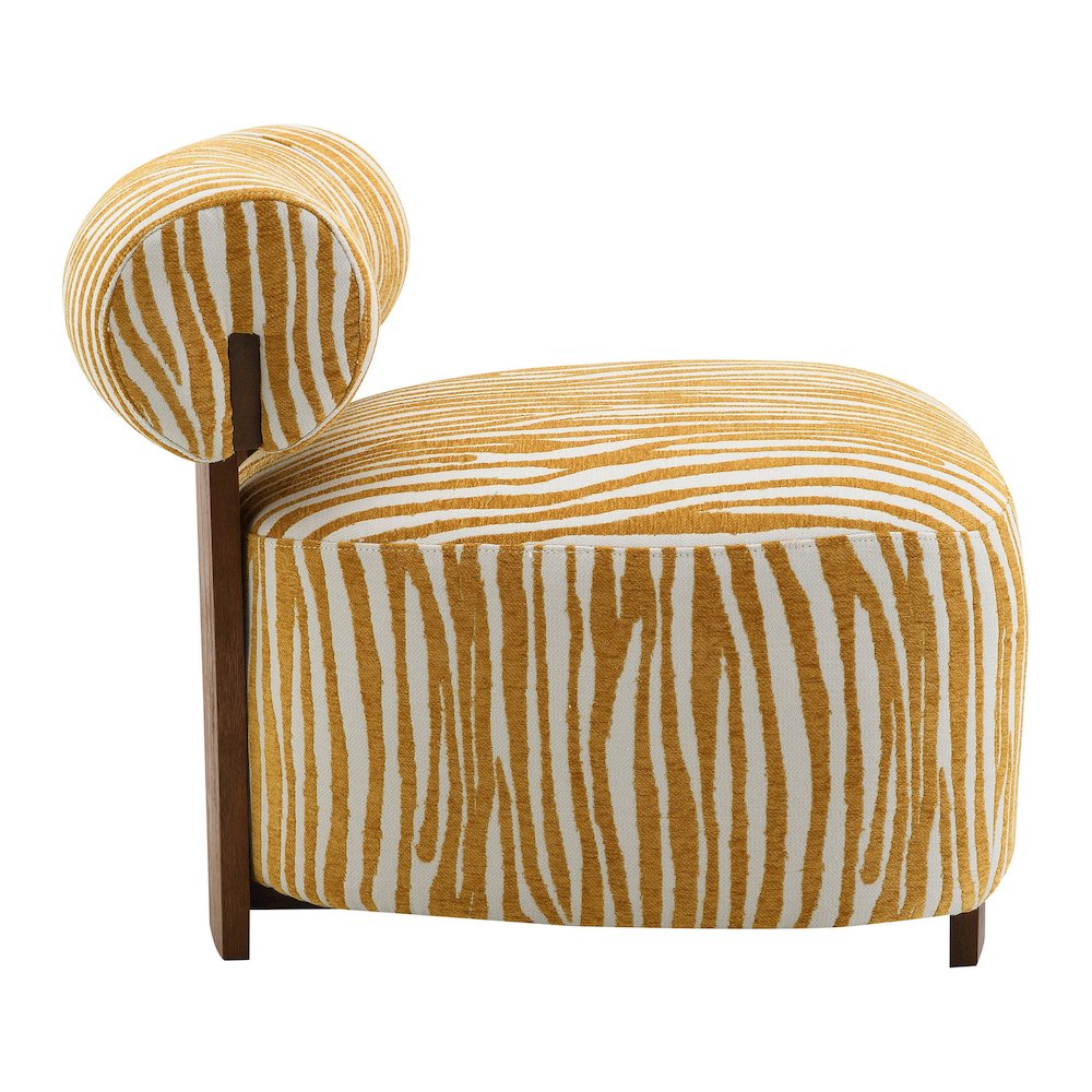 Zenya Modern Chenille Accent Chair