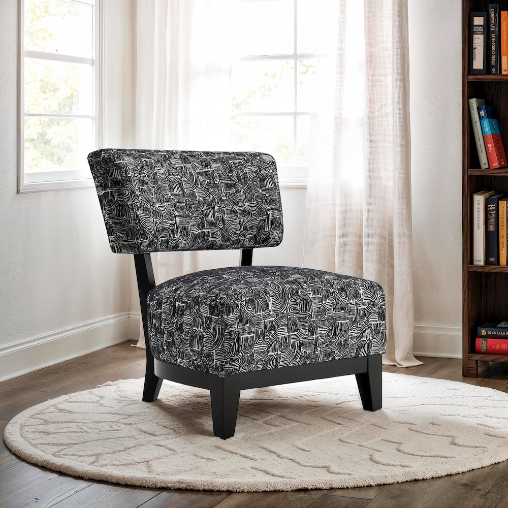 Swene Modern Fabric Accent Chair