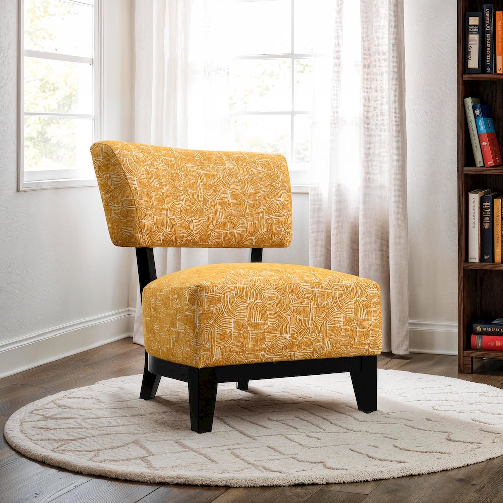 Swene Modern Fabric Accent Chair
