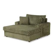 Dresdan Fabric 2-Arm Oversized Chaise