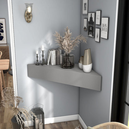 Modern Floating TV Console Table with Storage Space
