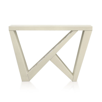 Wyll Contemporary Indoor LED Wood Console Table with Remote