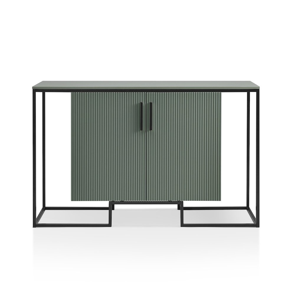 Kono Contemporary 2-Shelf Buffet in Sage Green