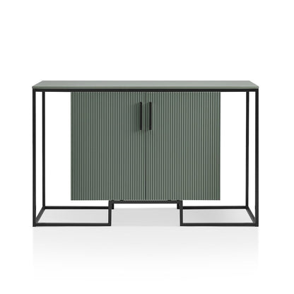 Kono Contemporary 2-Shelf Buffet in Sage Green