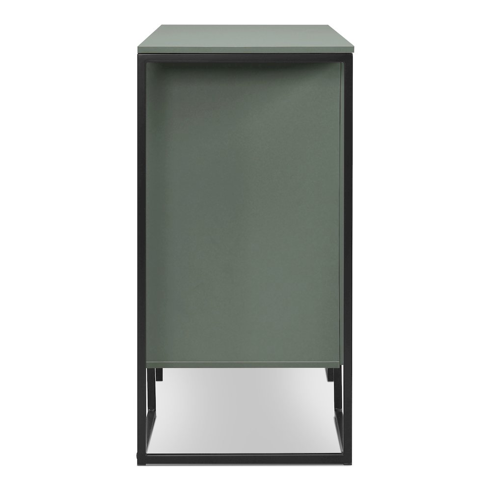 Kono Contemporary 2-Shelf Buffet in Sage Green