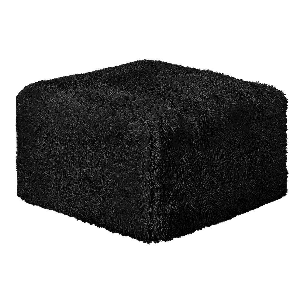Getty 5-Piece Faux Fur Foam Modular Armless Sectional Sofa