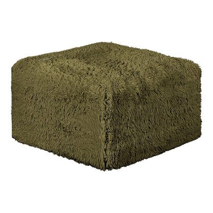 Getty 5-Piece Faux Fur Modular Sectional Sofa with Ottoman