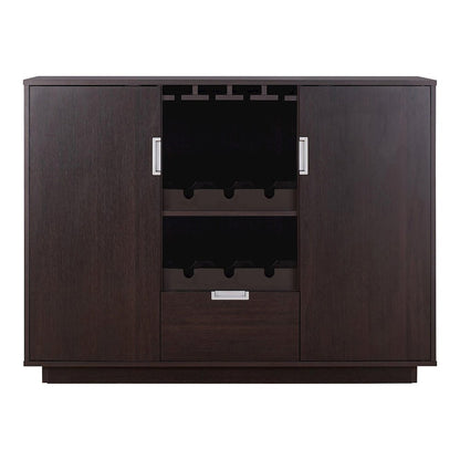 Porter Contemporary Wood Multi-Storage Buffet in Espresso