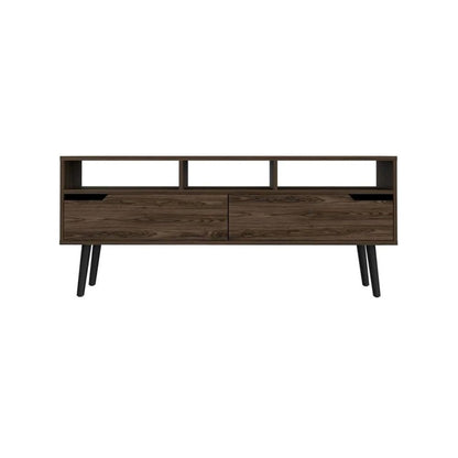 Oslo Tv Stand Dark Walnut MDF