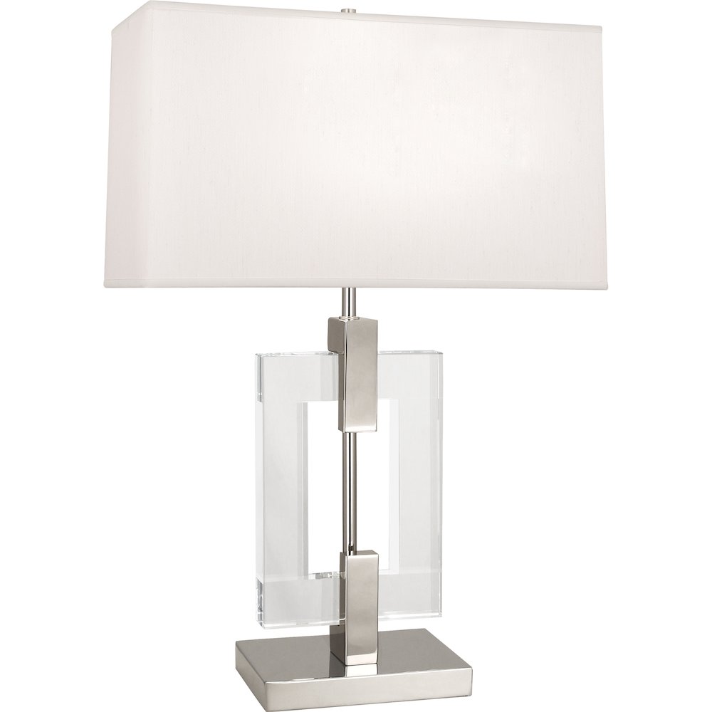 Lincoln Table Lamp in Polished Nickel Color