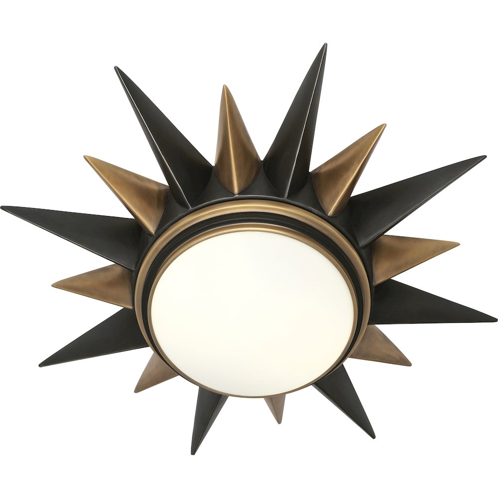 Cosmos Flushmount in Deep Patina Bronze Color
